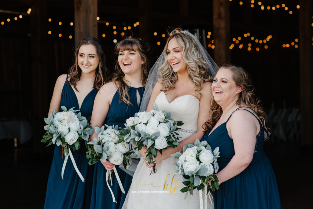 bridesmaid blue dresses 