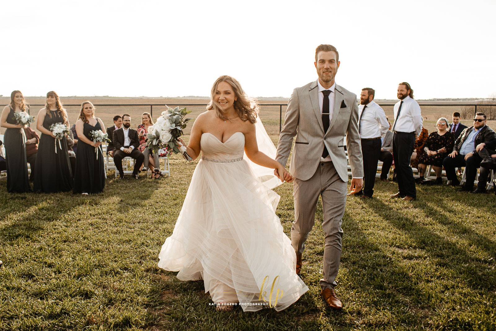 just married outdoor weddings