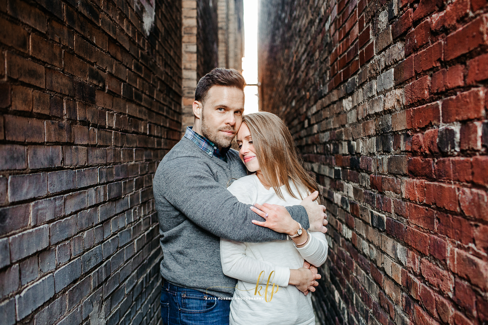 back ally engagement session