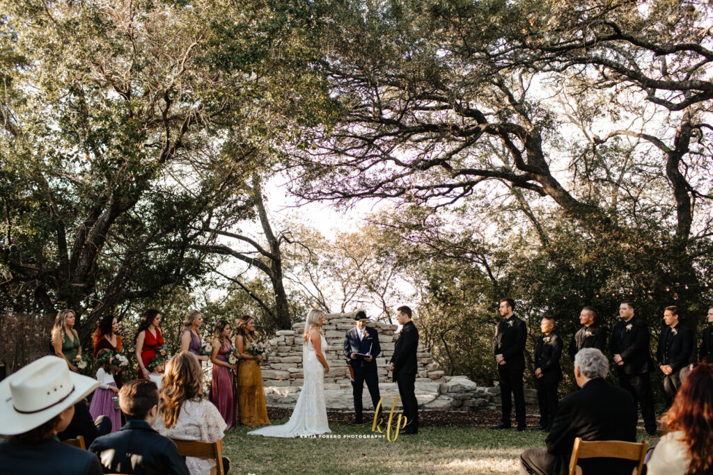 house on the hill outdoor ceremonies in the fall
